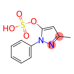1H-Pyrazol-5-ol, 3-methyl-1-phenyl-, 5-(hydrogen sulfate)