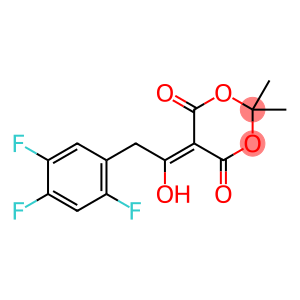 5-[1-Hydroxy-2-(2,4,5-trifluorophenyl)ethylidene]-2,2-diMethyl-1,3-dioxane-4,6-dion