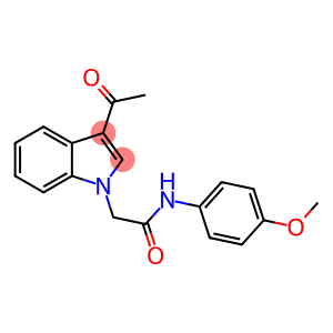 2-(3-acetyl-1H-indol-1-yl)-N-(4-methoxyphenyl)acetamide