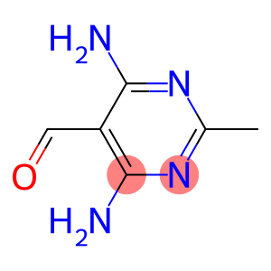 5-Pyrimidinecarboxaldehyde,  4,6-diamino-2-methyl-