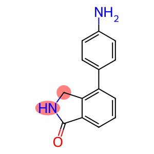 1H-Isoindol-1-one, 4-(4-aminophenyl)-2,3-dihydro-