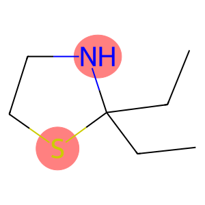 2,2-diethylthiazolidine