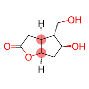 (3aS,4R,5S,6aR)-(+)-六氢-5-羟基-4-羟甲基-2H-环戊并[b]呋喃-2-酮