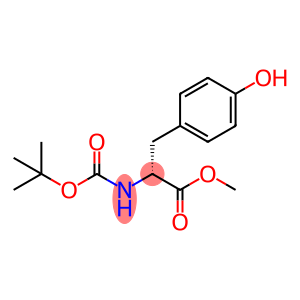 methyl (2R)-3-(4-hydroxyphenyl)-2-[(2-methylpropan-2-yl)oxycarbonylamino]propanoate