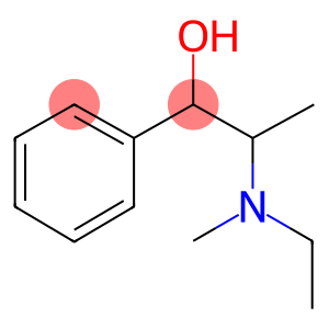 2-Ethylmethylamino-1-phenylpropan-1-ol
