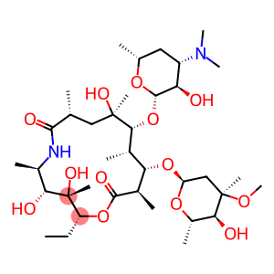 9a-aza-9a-homo Erythromycin A (~)