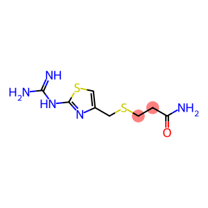 3-[({2-[(Diaminomethylene)amino]-1,3-thiazol-4-yl}methyl)sulfanyl ]propanamide