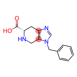 3H-Imidazo[4,5-c]pyridine-6-carboxylic acid, 4,5,6,7-tetrahydro-3-(phenylmethyl)-, (6S)-
