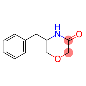 3-Morpholinone, 5-(phenylmethyl)-