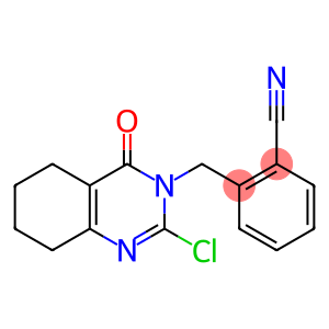 2-[(2-chloro-5,6,7,8-tetrahydro-4-oxo-3(4H)-quinazolinyl)methyl]benzonitrile