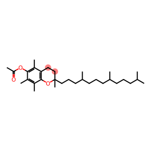 2H-1-Benzopyran-6-ol,3,4-dihydro-2,5,7,8-tetramethyl-2-(4,8,12-trimethyltridecyl)-,acetate