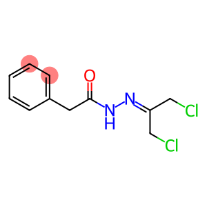 Benzeneacetic acid, 2-[2-chloro-1-(chloromethyl)ethylidene]hydrazide