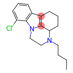 3-butyl-10-chloro-2,3,3a,4,5,6-hexahydro-1H-pyrazino[3,2,1-jk]carbazole