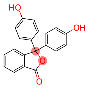 alpha-(p-hydroxyphenyl)-alpha-(4-oxo-2,5-cyclohexadien-1-ylidine)-o-toluicacid