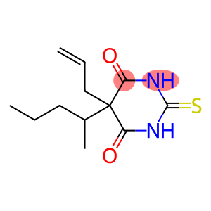 Barbituric acid, 5-allyl-5-(1-methylbutyl)-2-thio-