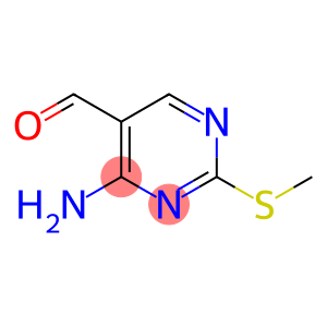 5-Pyrimidinecarboxaldehyde, 4-amino-2-(methylthio)-