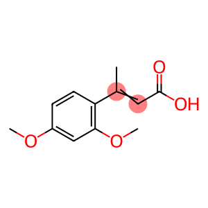 2,4-Dimethoxy-beta-methylcinnamic acid