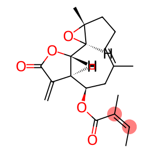 (1aR,4E,7R,7aR,10aS,10bR)-1a,2,3,6,7,7a,8,9,10a,10b-Decahydro-7-[[(Z)-2-methyl-2-butenoyl]oxy]-1a,5-dimethyl-8-methyleneoxireno[9,10]cyclodeca[1,2-b]furan-9-one