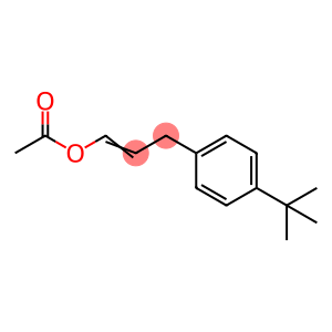 3-[4-(1,1-dimethylethyl)phenyl]propenyl acetate