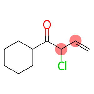 3-Buten-1-one, 2-chloro-1-cyclohexyl- (9CI)