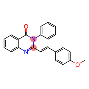 2-(4-METHOXYSTYRYL)-3-PHENYL-4(3H)-QUINAZOLINONE