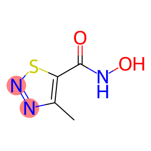 1,2,3-Thiadiazole-5-carboxamide, N-hydroxy-4-methyl-