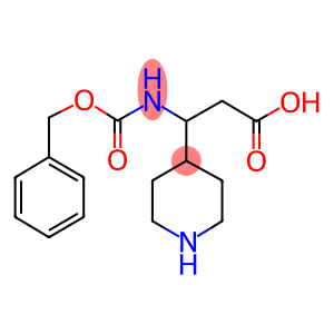 beta-Amino-1-[(phenylmethoxy)carbonyl]-4-piperidinepropanoic acid