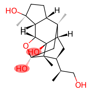 (2S,4aα,5aα,8aα,8bα)-3,4,4a,5,5a,6,7,8,8a,8b-Decahydro-3α-[(S)-2-hydroxy-1-methylethyl]-2aα,5,8-trimethyl-2,5β-methano-2H-s-indaceno[8,1-bc]furan-2,8α,8cα-triol