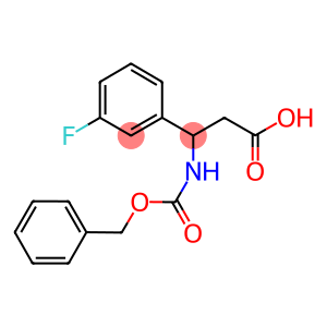 3-BENZYLOXYCARBONYLAMINO-3-(3-FLUORO-PHENYL)-PROPIONIC ACID