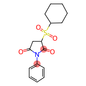 N-Phenyl-3-(cyclohexylsulfonyl)pyrrolidine-2,5-dione