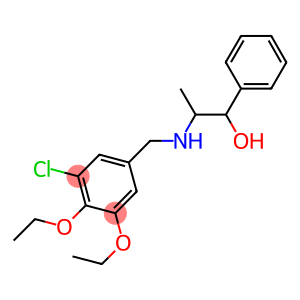 2-[(3-chloro-4,5-diethoxybenzyl)amino]-1-phenyl-1-propanol