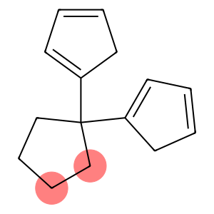 Cyclopentane, 1,1-dicyclopentadienyl- (7CI)