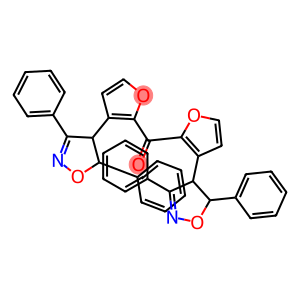 4,5-Dihydro-3,5-diphenylisoxazol-4-yl(2-furanyl) ketone
