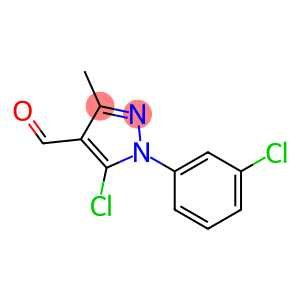 1H-pyrazole-4-carboxaldehyde, 5-chloro-1-(3-chlorophenyl)-