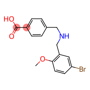 4-{[(5-bromo-2-methoxybenzyl)amino]methyl}benzoic acid