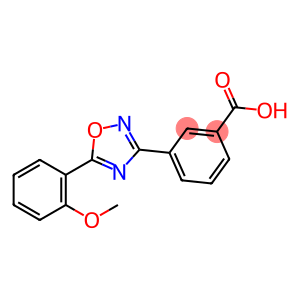 Benzoic acid, 3-[5-(2-methoxyphenyl)-1,2,4-oxadiazol-3-yl]-