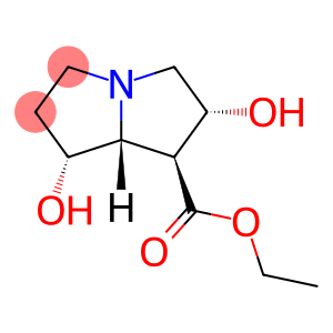 1H-Pyrrolizine-1-carboxylic acid, hexahydro-2,7-dihydroxy-, ethyl ester, [1S-(1alpha,2ba,7ba,7aalpha)]- (9CI)