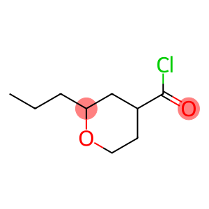 2H-Pyran-4-carbonylchloride,tetrahydro-2-propyl-(9CI)