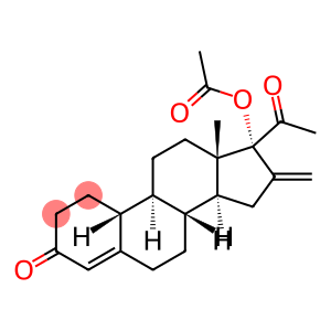 (17alpha)-17-acetyl-16-methylidene-3-oxoestr-4-en-17-yl acetate