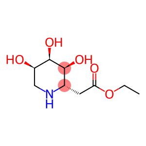 2-Piperidineacetic acid, 3,4,5-trihydroxy-, ethyl ester, [2S-(2alpha,3ba,4ba,5ba)]- (9CI)