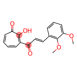 3-[3-(2,3-dimethoxyphenyl)acryloyl]-2-hydroxy-2,4,6-cycloheptatrien-1-one