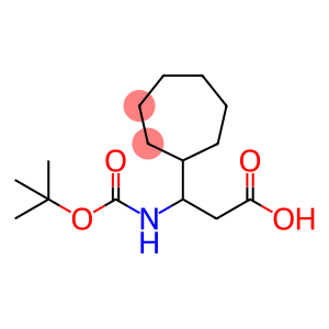 3-{[(tert-butoxy)carbonyl]amino}-3-cycloheptylpropanoic acid
