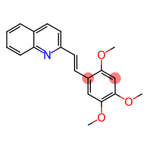 2-[2-(2,4,5-trimethoxyphenyl)vinyl]quinoline
