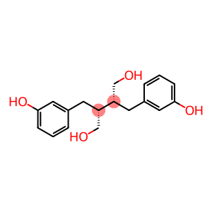 1,4-Butanediol, 2,3-bis[(3-hydroxyphenyl)methyl]-, (2R,3R)-rel-