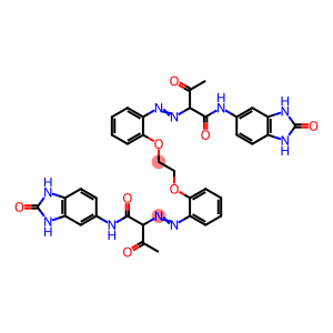 Butanamide, 2,2-1,2-ethanediylbis(oxy-2,1-phenyleneazobisN-(2,3-dihydro-2-oxo-1H-benzimidazol-5-yl)-3-oxo- BENZIMIDAZOLONE YELLOW HG