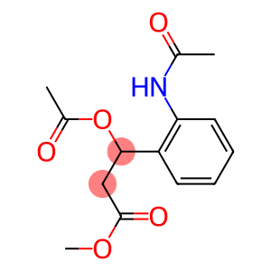 2-(Acetylamino)-β-(acetyloxy)benzenepropionic acid methyl ester