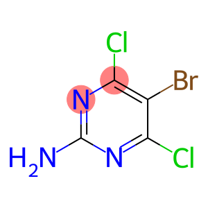 2-Pyrimidinamine, 5-bromo-4,6-dichloro-