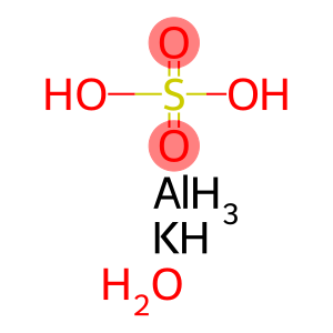 硫酸铝钾 十二水合物