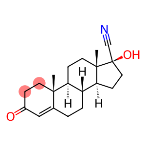 (17alpha)-17-hydroxy-3-oxoandrost-4-ene-17-carbonitrile