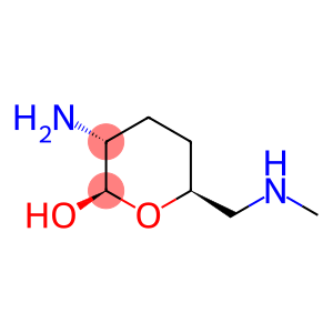 beta-D-erythro-Hexopyranose, 2-amino-2,3,4,6-tetradeoxy-6-(methylamino)- (9CI)